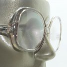 Large Reading Glasses Women's Classic Style Low Arm Big Gray Frame View +2.50