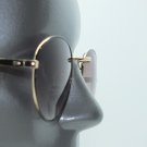 Reading Glasses +1.00 Bifocal Tinted Sun Reader Aviator Gold Metal Frame