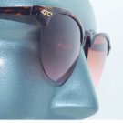 1950's Retro Vintage Style Sunglasses Top Tortoise Frame  Brown Pink Lens