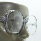 Bifocal Huge Oversize Statement Bold Polished Gray Frame Reading Glasses +1.00