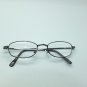 Reading Glasses +3.50 Simple No-Fuss Shiny Gunmetal Hematite Metal Frame Readers