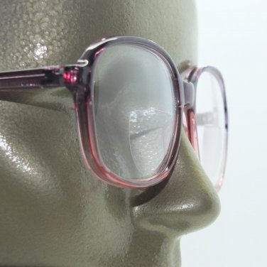 Purple Wine Ombre Frame Reading Glasses Polished Acrylic 2-tone +1.50 Lens Power