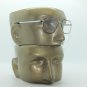 Reading Glasses Women's Classic Metal Lightweight Silver Black Frame +1.25 Lens