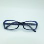 Reading Glasses Edgy Twisted Rope Side Chunky Blue Frame Readers +2.50 strength