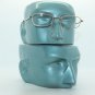 Reading Glasses Basic No Fuss Simple Metal Gold Frame Lens Power +2.75