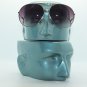 Large Gray Lens Double Bridge Big Gold Frame Aviator Sunglasses Sun Shades