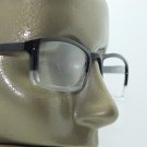 Reading Glasses Seriously Funky Straight Jet Black Clear Frame +1.00 Lens