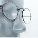 Reading Glasses Shiny Gray Hematite Metal Frame Square Bridge +1.50 Lens