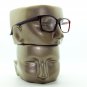 Reading Glasses Simple Large Square Frame Office Smart Glossy Black +1.75 Lens