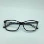 Reading Glasses Simple Large Square Frame Office Smart Glossy Black +1.75 Lens