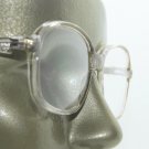 Large Lens Reading Glasses Acrylic Women's Classic Crystal Dark Gray Frame +2.50