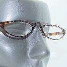 Petite Wild Animal Tiger Stripe Reading Glasses Half Eye Readers +2.00 Strength
