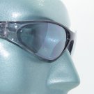 Petite Wraparound Sunglasses Close Fit Black Frame Blue Lens Sun Shades