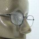 Reading Glasses Delicate Metal Frame +1.00 Pretty Shiny Gunmetal Gray