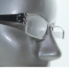 City Style Reading Glasses Brown Bronze Metal Polished Straight Top Frame +2.75