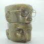 Reading Glasses Women's Classic Metal Lightweight Gold Black Frame +1.25 Lens