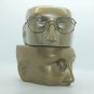 Reading Glasses Women's Classic Metal Lightweight Gold Black Frame +1.25 Lens