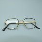 Reading Glasses Women's Classic Metal Lightweight Gold Black Frame +1.25 Lens