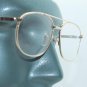 Reading Glasses Pilot Aviator Rounded Polished Gold Metal Frame +3.50 Strength