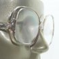 Large Reading Glasses Women's Classic Style Low Arm Big Gray Frame View +2.25