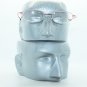 Reading Glasses Lightweight Bottomless Barely There Rose Pink Frame +2.50 Lens