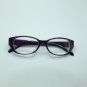 Reading Glasses Floral Feather Embossed Purple Grape Plum Accent +2.25 Lens