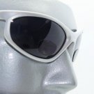 WrapAround Sunglasses +1.75 Bifocal Reading Glasses with Cord Matte Silver Frame