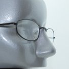 Reading Glasses Black Wire Narrow Oval Frame Lightweight +1.25 Lens