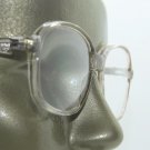 Large Lens Reading Glasses Acrylic Women's Classic Crystal Dark Gray Frame +1.00