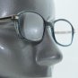 Classic Librarian Oval Blue Frame +2.00 Strength Reading Glasses