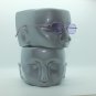 Reading Glasses Rock Star Purple Tinted Lenses Metal Mini Frame +3.25 Lens