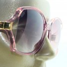 Big Bold Bifocal Sunglasses Readers Huge Runway Fashion Lilac Frame +1.75 Lens