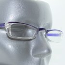 Reading Glasses Crystal Purple Low Profile Frame +2.00 Lens Strength