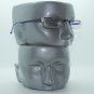 Reading Glasses Crystal Purple Low Profile Frame +2.00 Lens Strength