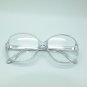 Bifocal Huge Oversize Statement Bold Polished Gray Frame Reading Glasses +1.50