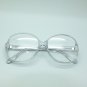 Bifocal Huge Oversize Statement Bold Polished Gray Frame Reading Glasses +1.25