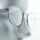 Reading Glasses Shiny Gray Metal Medium Rectangle Frame +1.50 Lens
