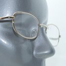 Reading Glasses +3.50 Simple No-Fuss Gold Shiny Frame Readers