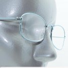 Electric Light Aqua Metal Frame Petite Reading Glasses +3.50 Lens Readers