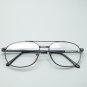 Reading Glasses Pilot Aviator Rounded Polished Gunmetal Gray Frame +2.75 Lens
