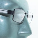 Reading Glasses Super Hi Tech Metro Metal Frame Jazz Black White Detail +2.50