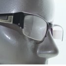 Bold Boss Chunky Purple Top Frame Invisible Lens Reading Glasses +2.50 Lens