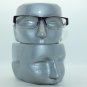 Bold Boss Chunky Purple Top Frame Invisible Lens Reading Glasses +2.50 Lens