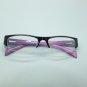 Bold Boss Chunky Purple Top Frame Invisible Lens Reading Glasses +2.50 Lens