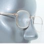 No Nonsense Simple Reading Glasses Gold Metal Frame +2.50 Lens