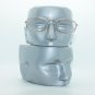 No Nonsense Simple Reading Glasses Gold Metal Frame +2.50 Lens