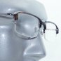 Reading Glasses Extra Wide Top Half Frame Metro Sleek Tortoise Brown +3.50 Lens