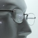 No Fuss Simple Shiny Gray Metal Frame Reading Glasses +2.00 Lens Strength