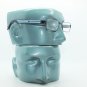 Reading Glasses Super Hi Tech Metro Metal Frame Jazz Blue Black Detail +3.00