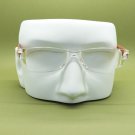 Frameless Hi Tech Reading Glasses Pearlized Glittery Bronze Side Arms +2.00 Lens